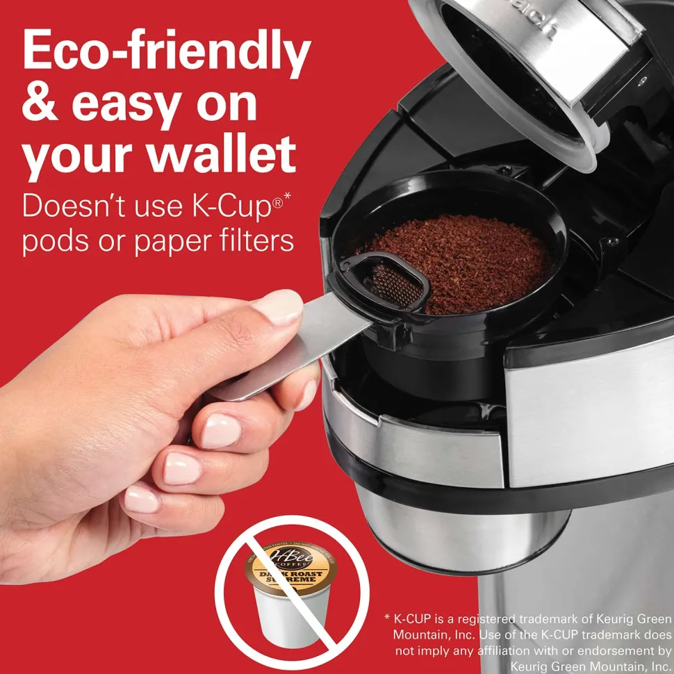 The Scoop® Single-Serve Coffee Maker, Stainless