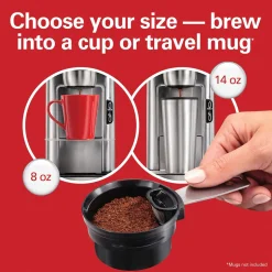 The Scoop® Single-Serve Coffee Maker, Stainless
