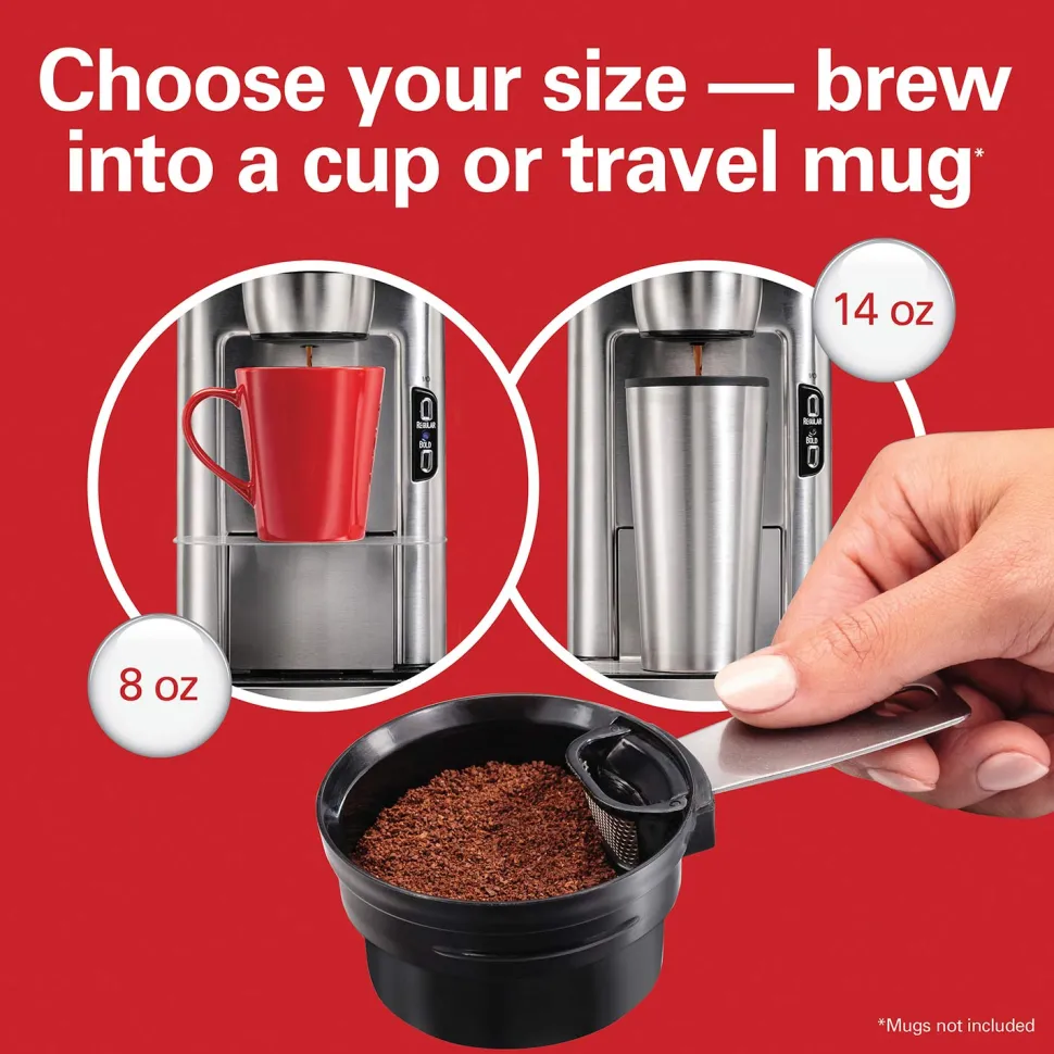 The Scoop® Single-Serve Coffee Maker, Stainless