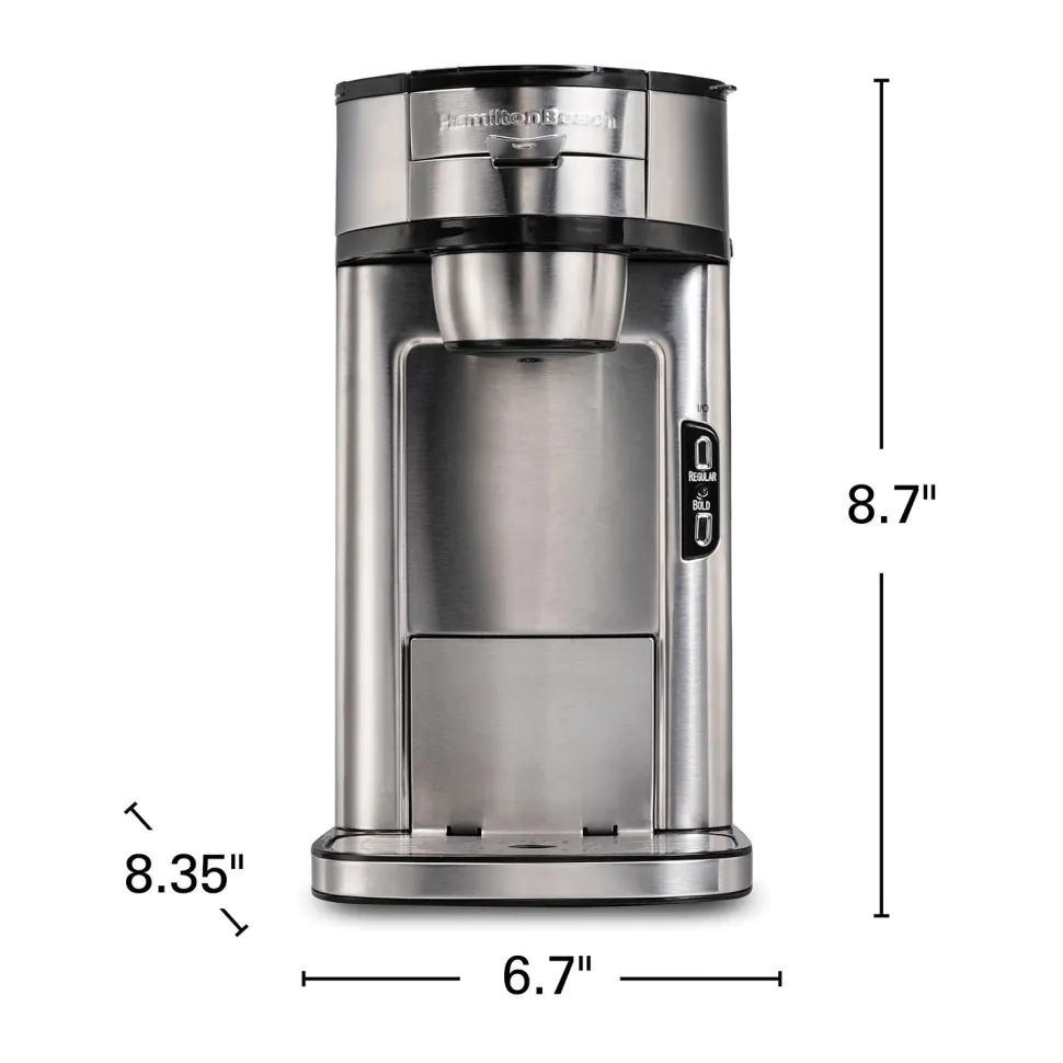 The Scoop® Single-Serve Coffee Maker, Stainless