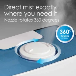 TrueAir® Cool Mist Humidifier, White