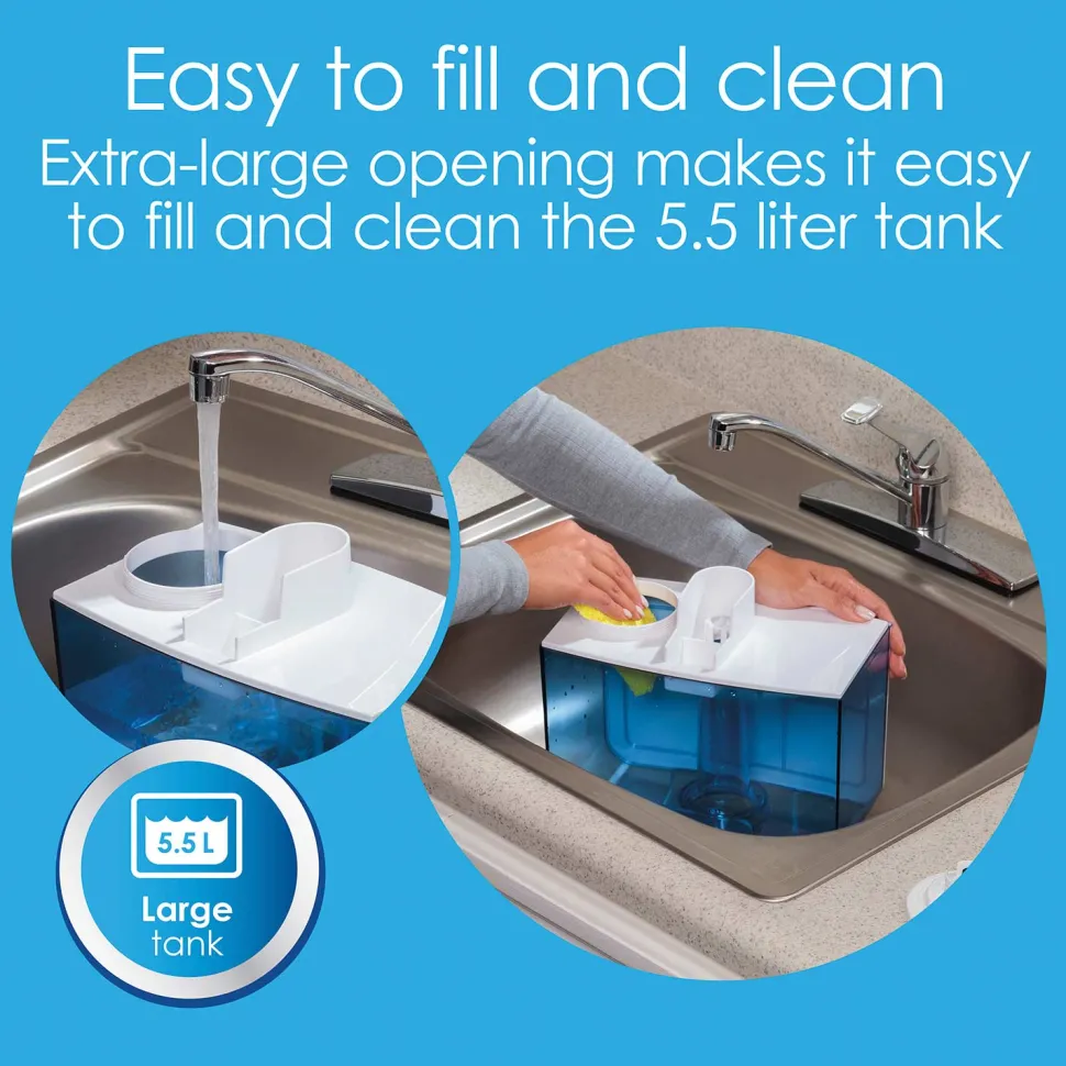 TrueAir® Cool Mist Humidifier, White