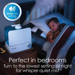 TrueAir® Cool Mist Humidifier, White