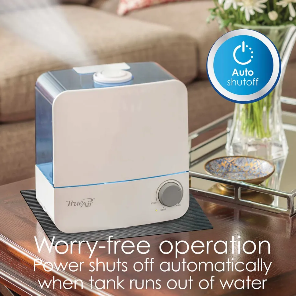 TrueAir® Cool Mist Humidifier, White
