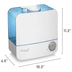 TrueAir® Cool Mist Humidifier, White