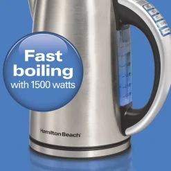 Variable Temperature Electric Kettle, Stainless Steel