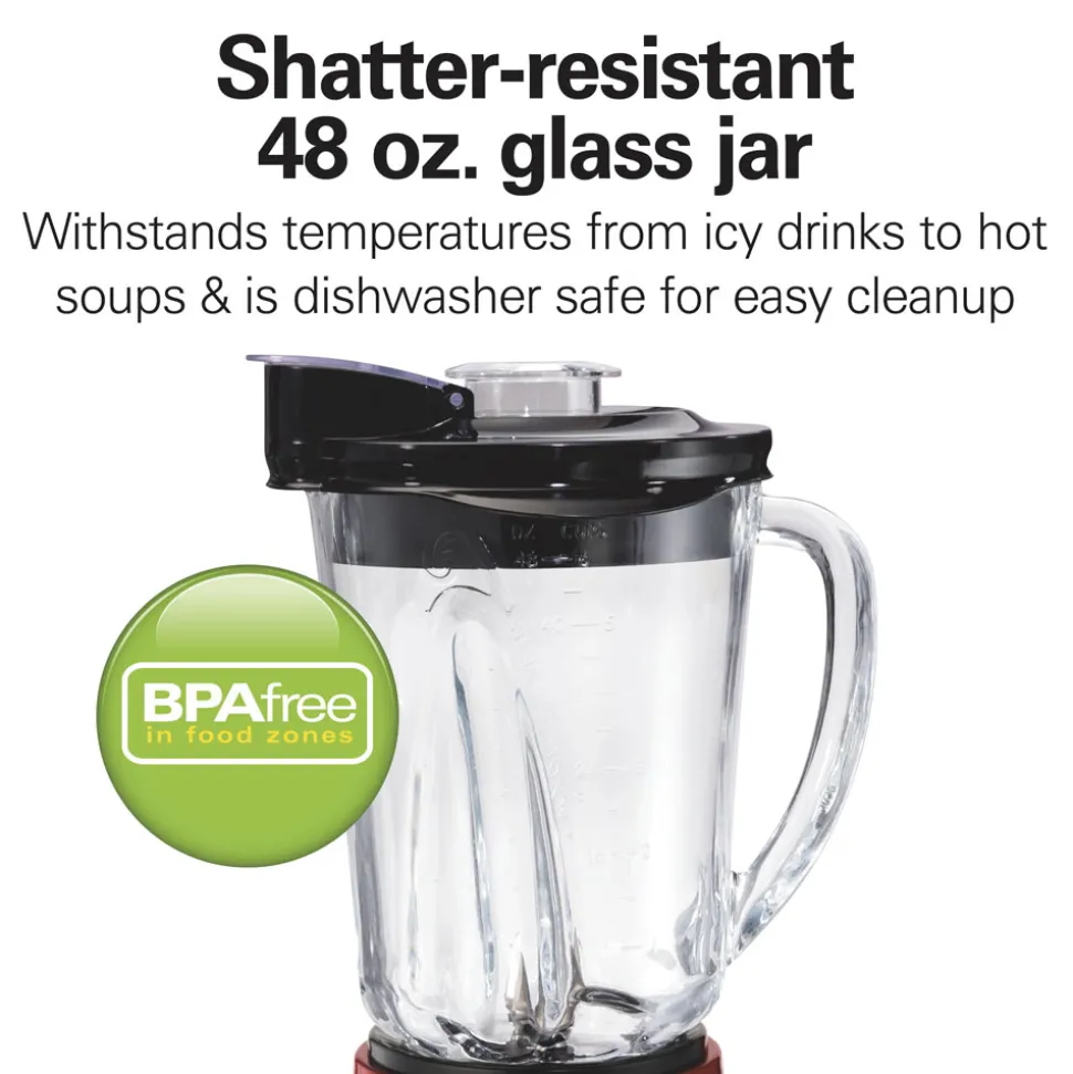 Wave~Action® Blender, Red