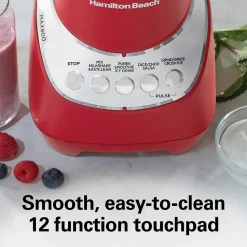 Wave~Action® Quiet Blender, Red