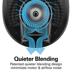 Wave~Action® Quiet Blender, Red