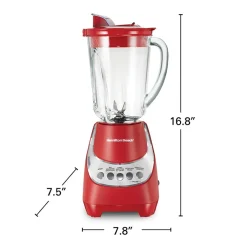 Wave~Action® Quiet Blender, Red