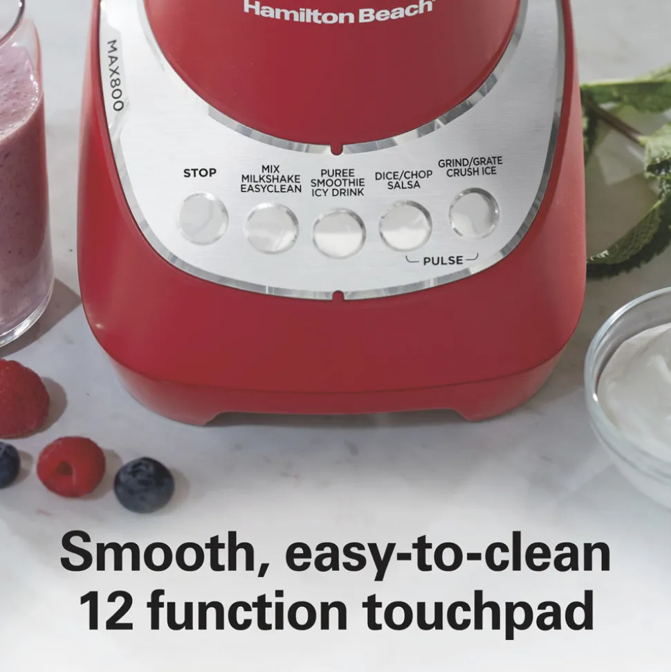 Wave~Action® Quiet Blender, Red