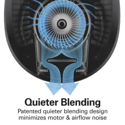 Wave~Action® Quiet Blender, Red