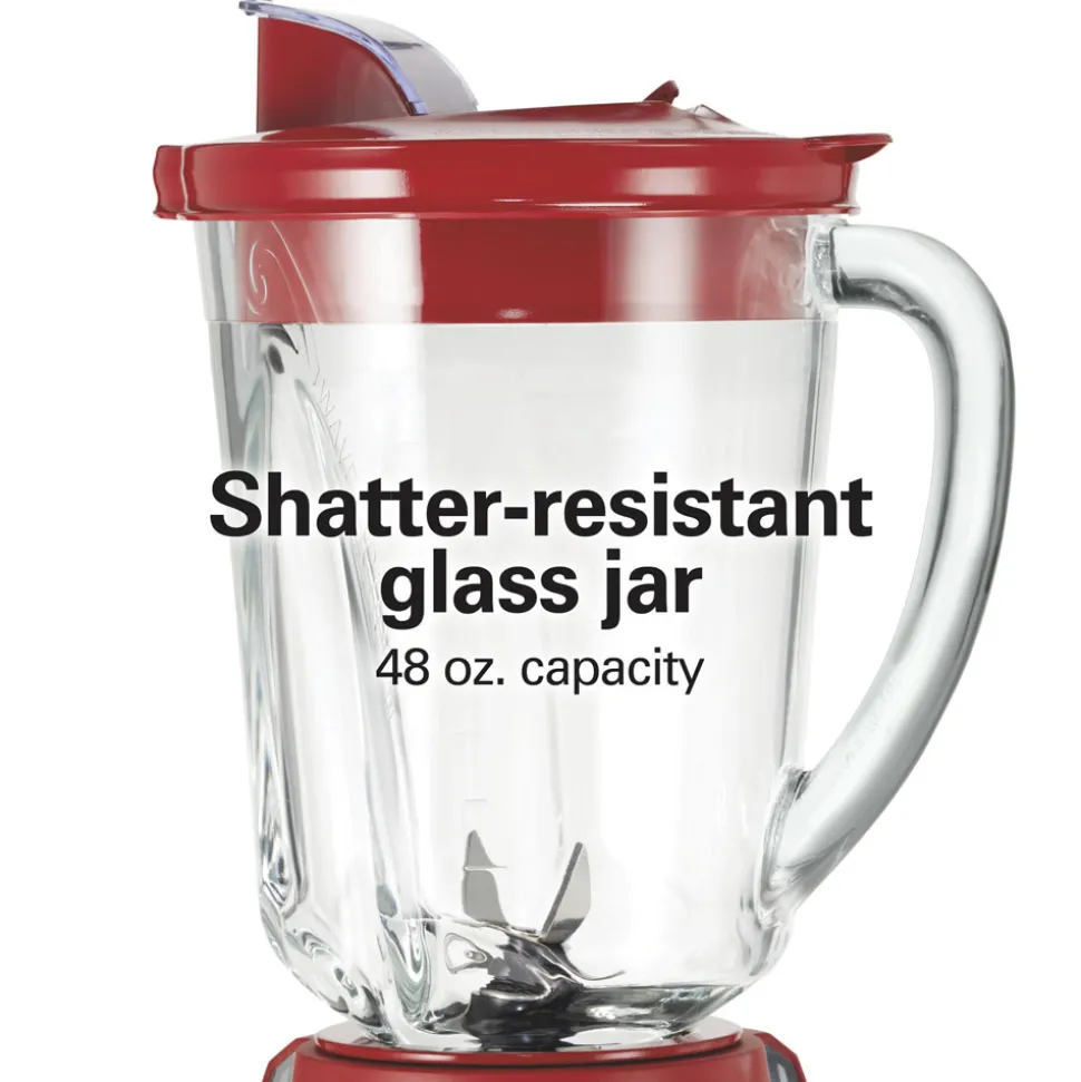 Wave~Action® Quiet Blender, Red