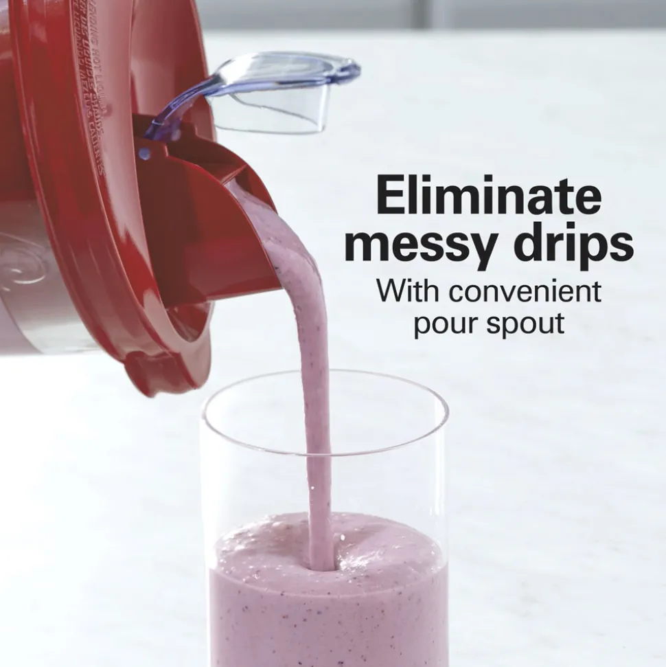 Wave~Action® Quiet Blender, Red