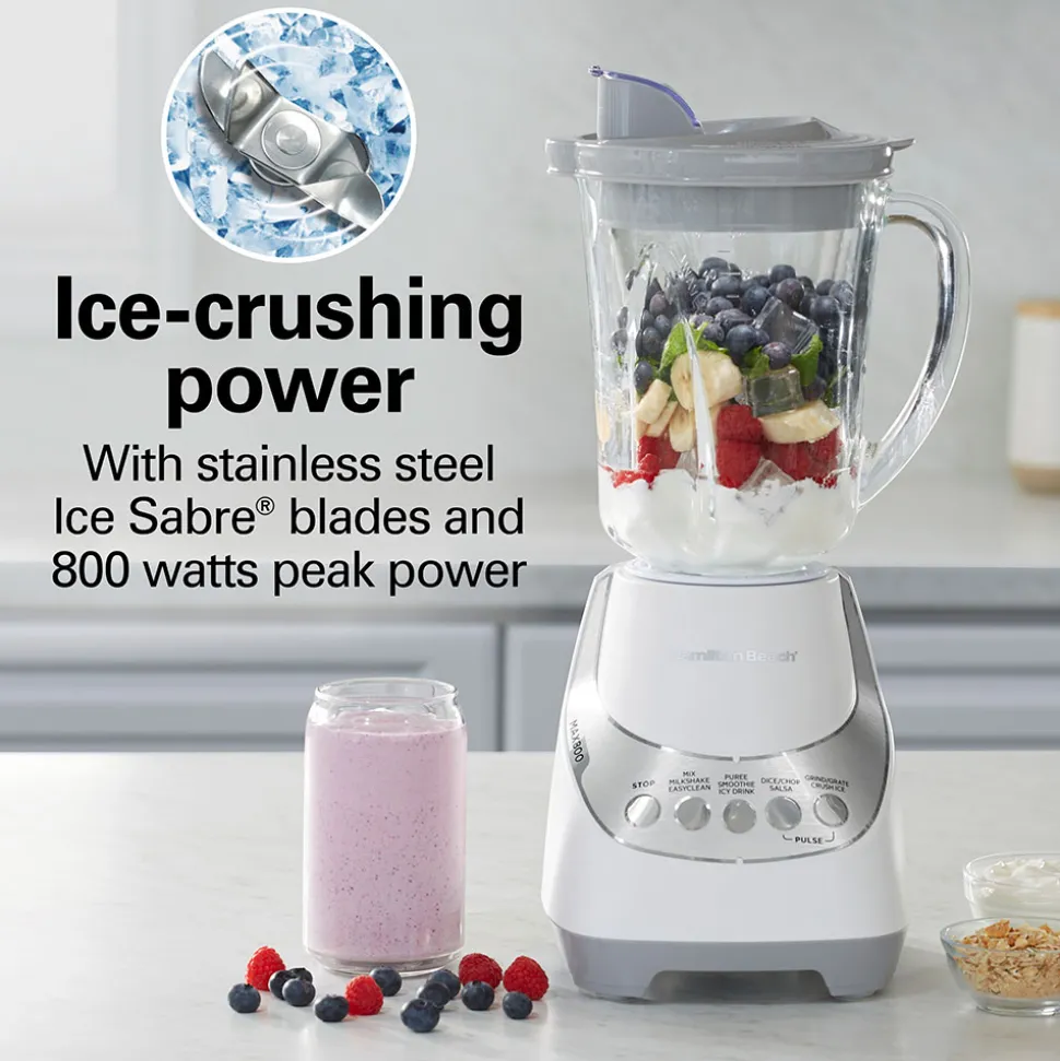 Wave~Action® Quiet Blender, White