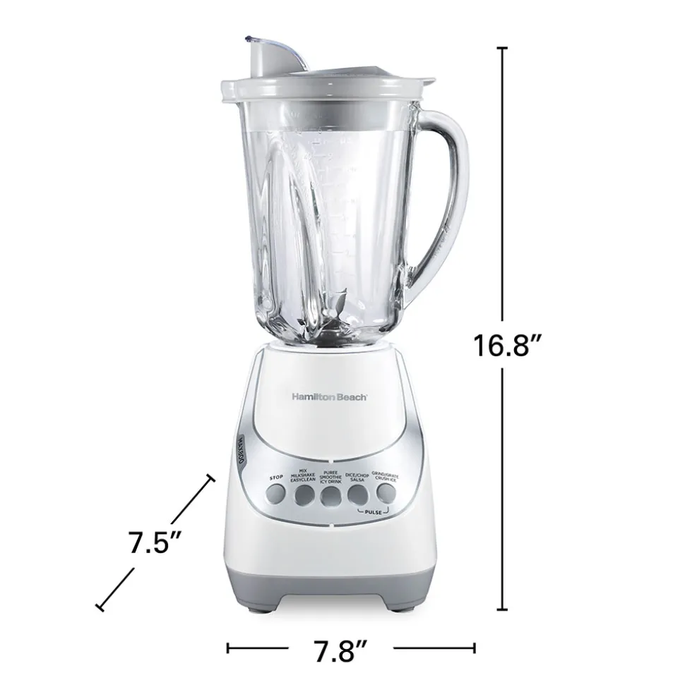 Wave~Action® Quiet Blender, White
