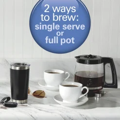 2-Way Programmable Coffee Maker, Black