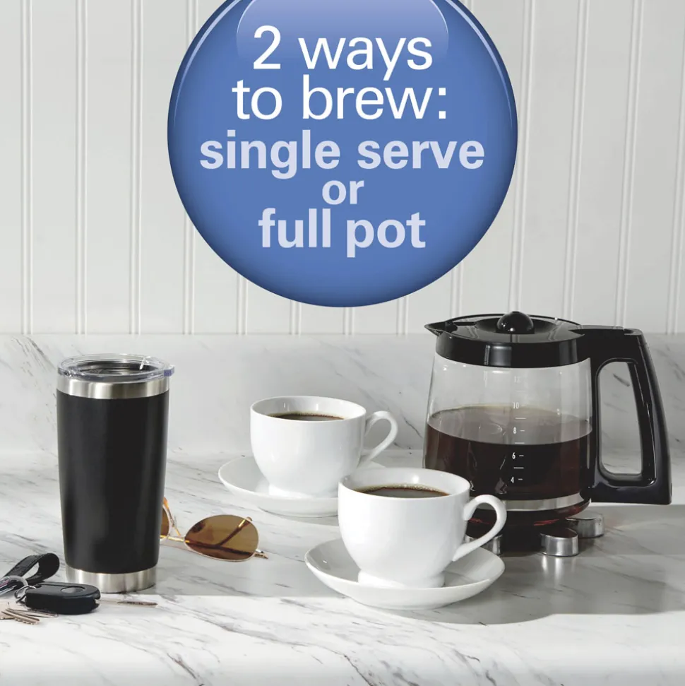 2-Way Programmable Coffee Maker, Black