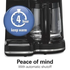 2-Way Programmable Coffee Maker, Black