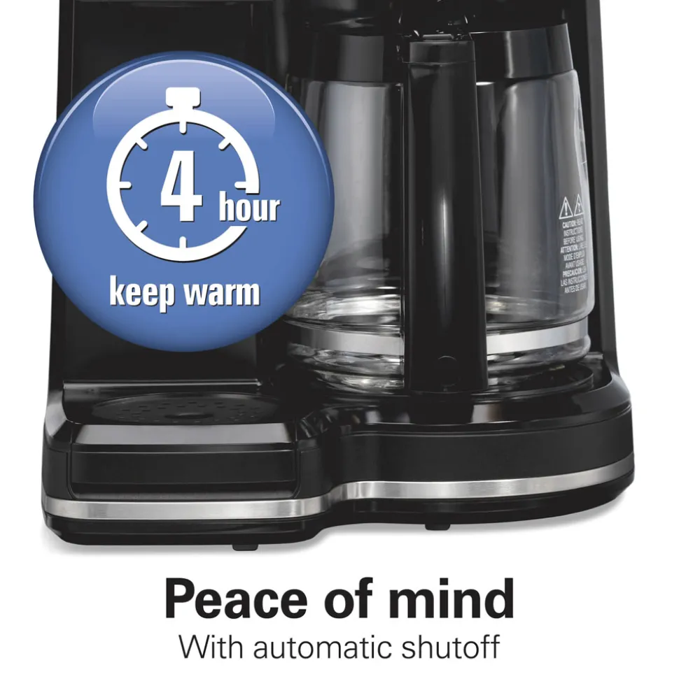 2-Way Programmable Coffee Maker, Black