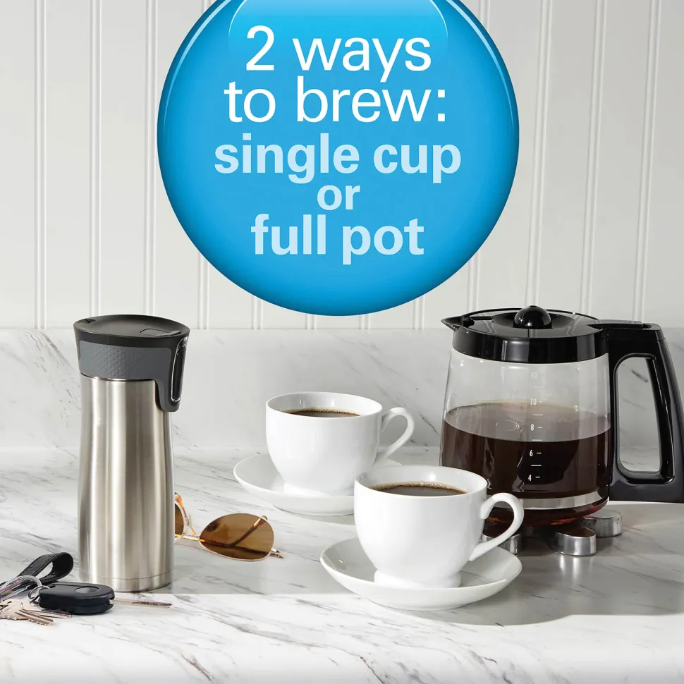 2-Way Programmable Coffee Maker, Stainless