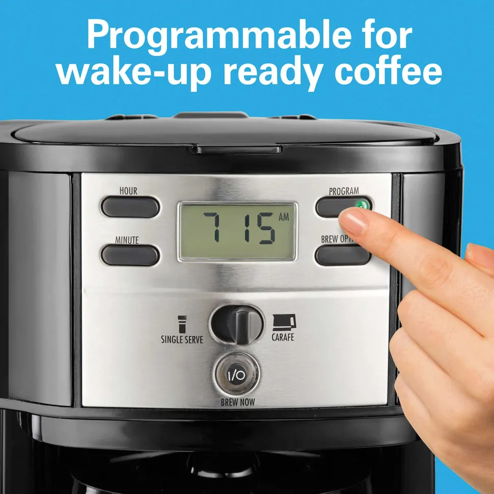 2-Way Programmable Coffee Maker, Stainless