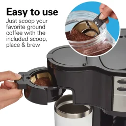 2-Way Programmable Coffee Maker, Stainless