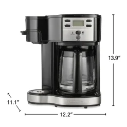 2-Way Programmable Coffee Maker, Stainless