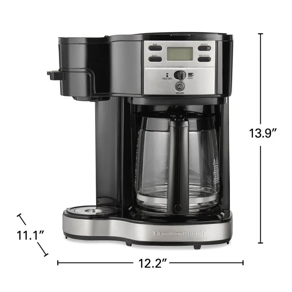 2-Way Programmable Coffee Maker, Stainless